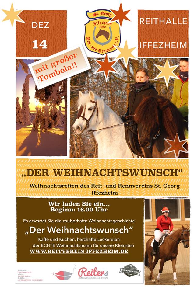 Weihnachtsreiten Flyer